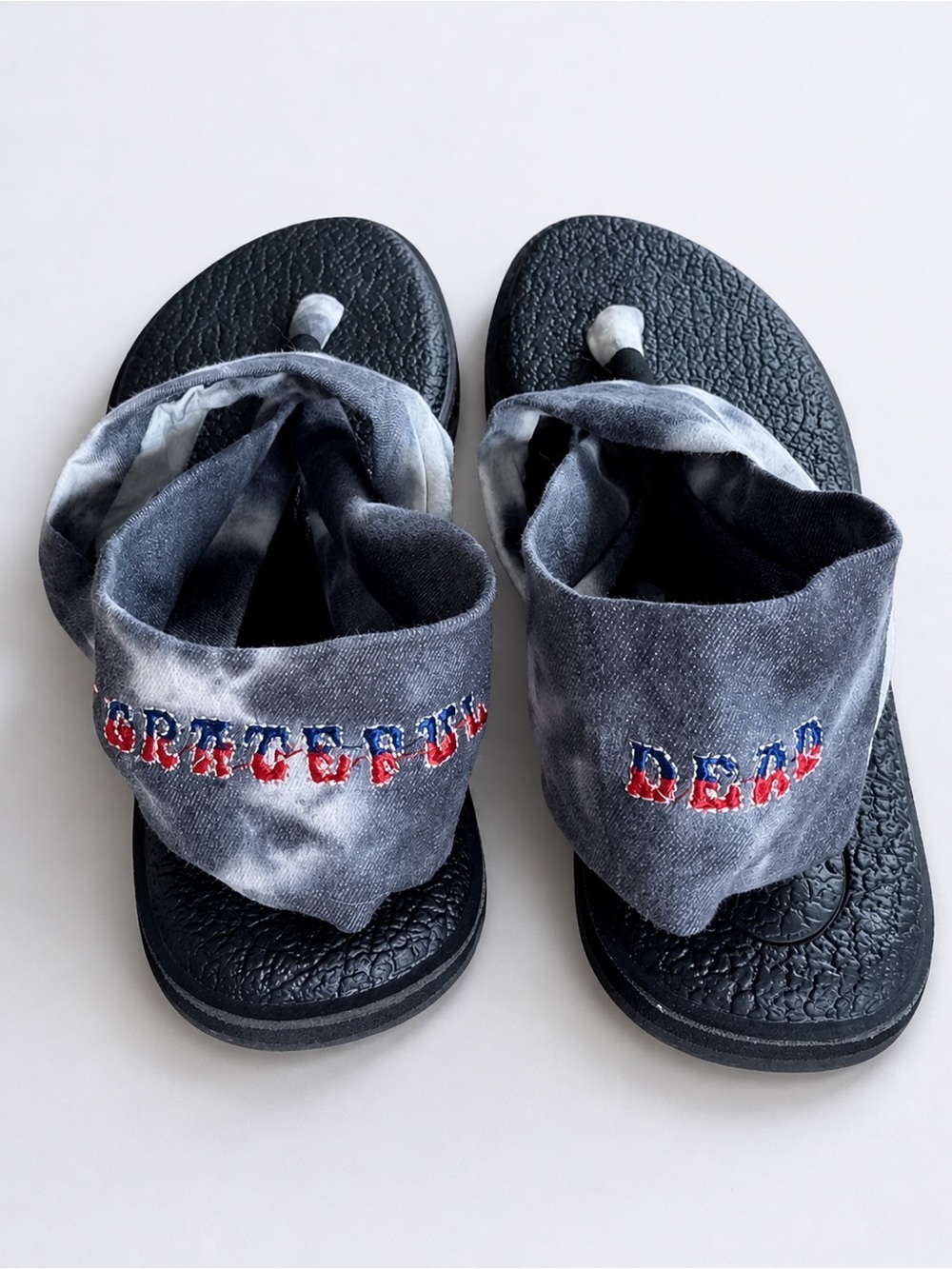 🌼 3/$15 Sanuk Grateful Dead Tie Dye Sandals 7